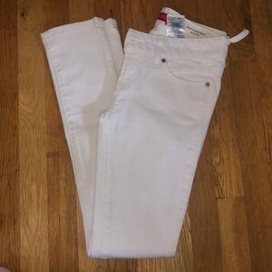 White skinny jeans!